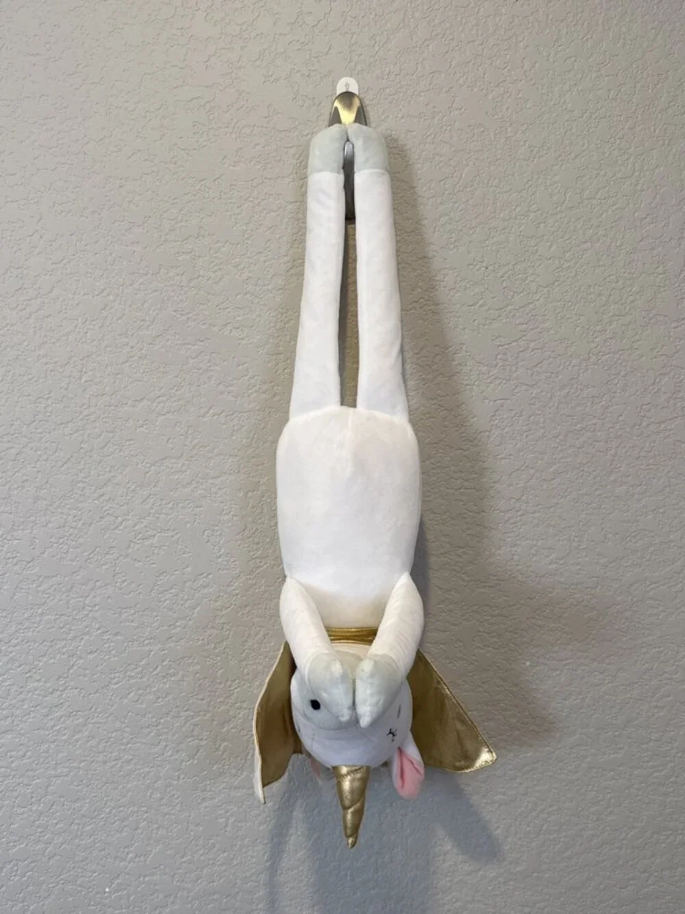 2018 Target Pillowfort UNICORN Plush Stuffed Animal Pillow Gold Horn & Cape